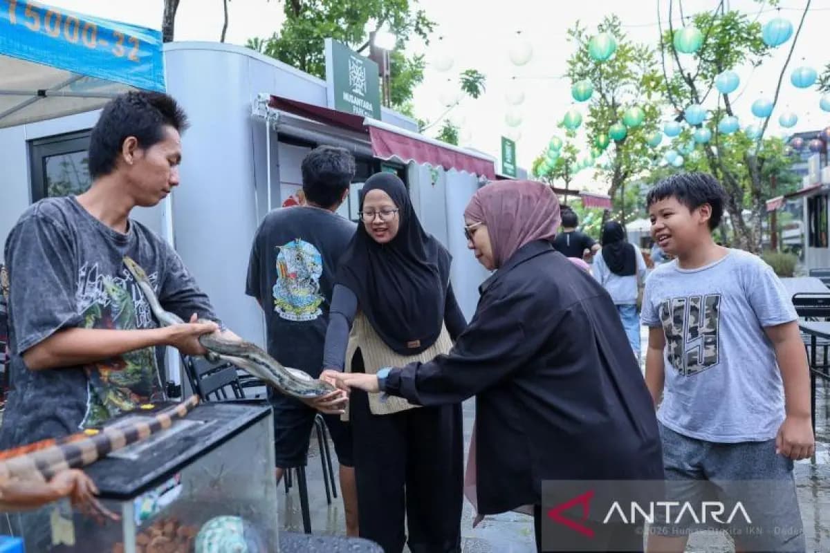 Pameran Reptil di Nusantara Park IKN, Ubah Stigma Satwa Liar Lewat Edukasi